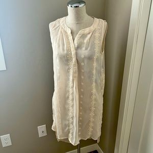 Knox Rose sheer bohemian sleeveless blouse